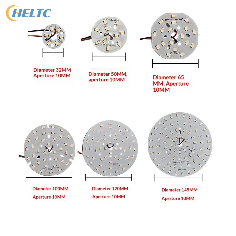Светодиодная лампа WhiteWarm высокой яркости 5730SMD, круглая, 3-36 Вт, с драйвером питания (art.: 3920da36f45eb) - 3920da36f45eb
