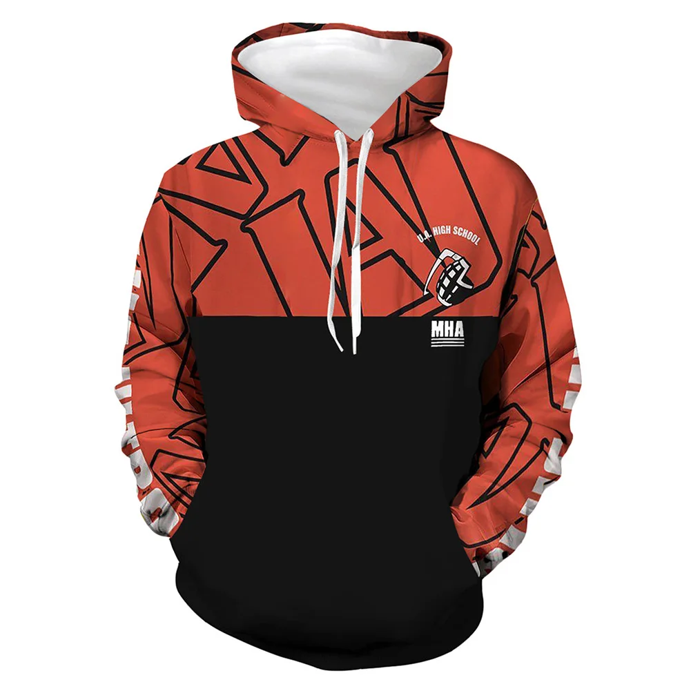 

My Hero Academia Cosplay Hoodie 3D Printed Hooded Sweatshirt Men Women Casual Streetwear Pullover
