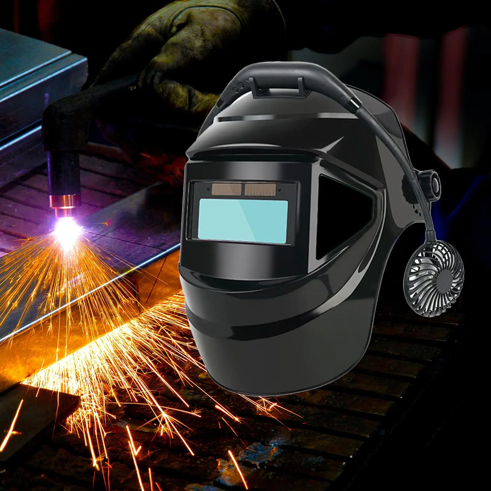 

Маска для сварки TIG Mig ARC, черная, легкая, с автозатемнением