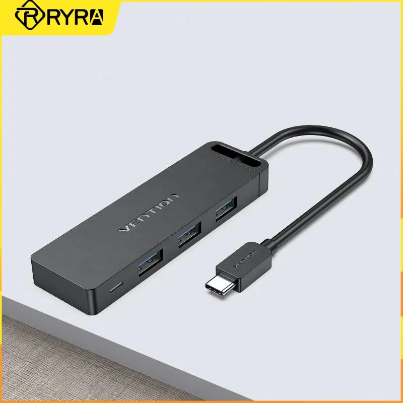 

USB-разветвитель RYRA, USB 3,0 + Type-C, 4 порта