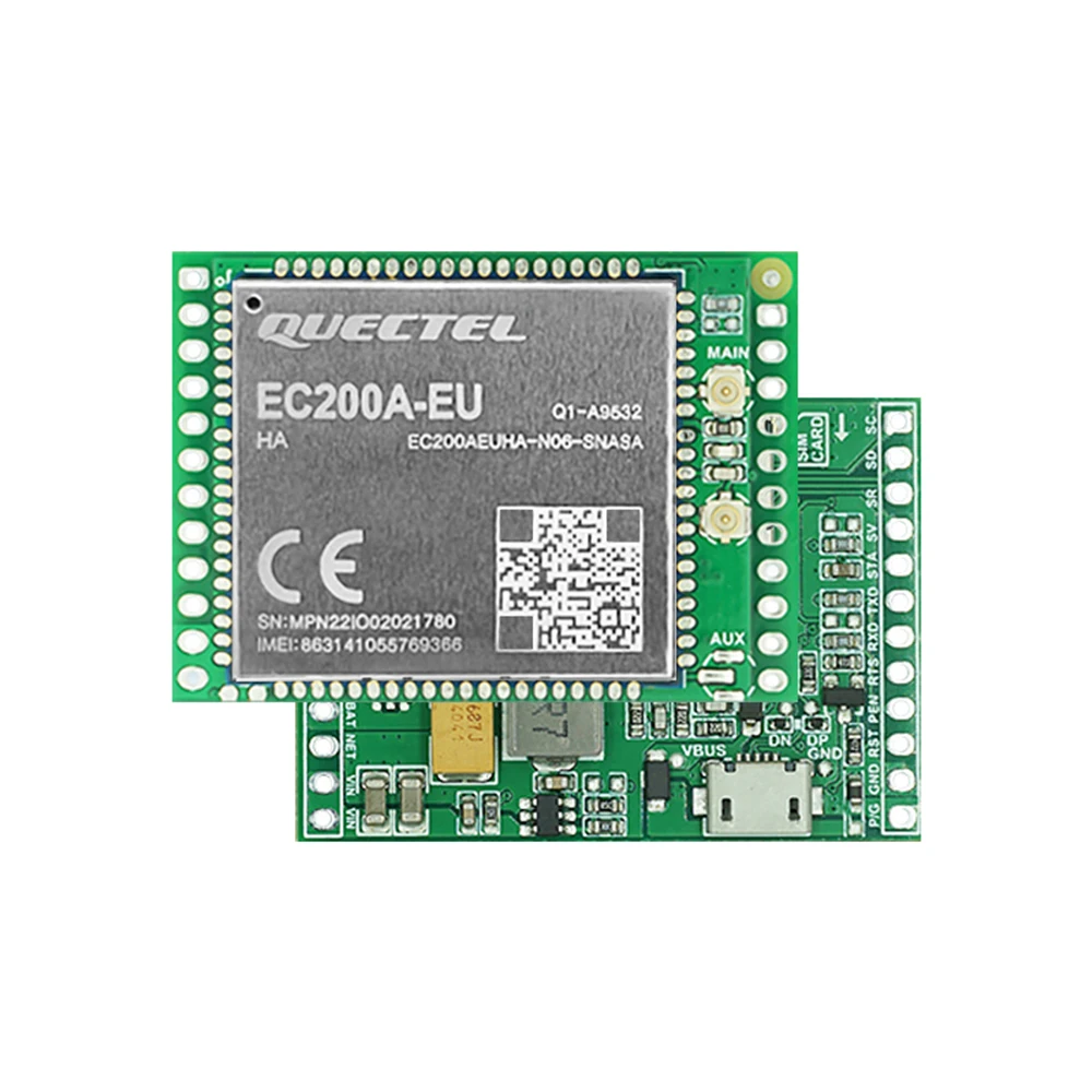 Фото QUECTEL EC200 EC200A-AU EC200A-EU EC200AAUHA EC200AEUHA 4G-модуль для разработки, оптимизированный для IoT/M2M, LTE CAT4 №4