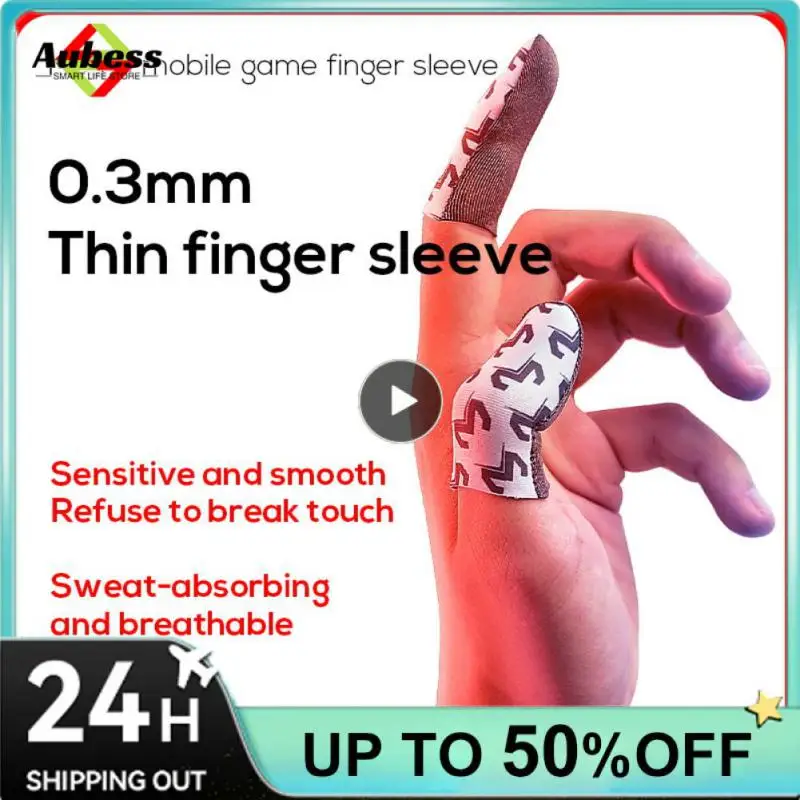 

2/4/6PCS Anti-slip Finger Sleeve Gaming Thumb Gloves Pairs Finger Sleeves For Gaming Controller For Gamer Fingertip Cover Gloves