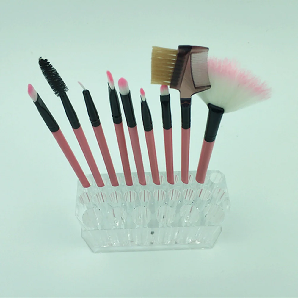 

Прозрачный акриловый держатель для косметических кистей, органайзер с 26 отверстиями для ежедневного использования, 1 шт.