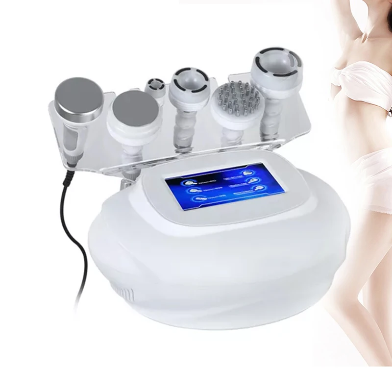 

6 in 1 Hot Sale 80K Belly Leg Arm Cellulite Removal Body Shape Ultrasonic Cavitation Slimming Machine