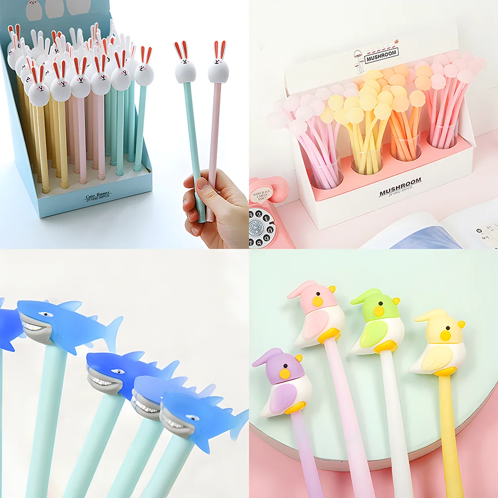 3 шт. высококачественные японские забавные кавайные ручки милые гелевые чернила