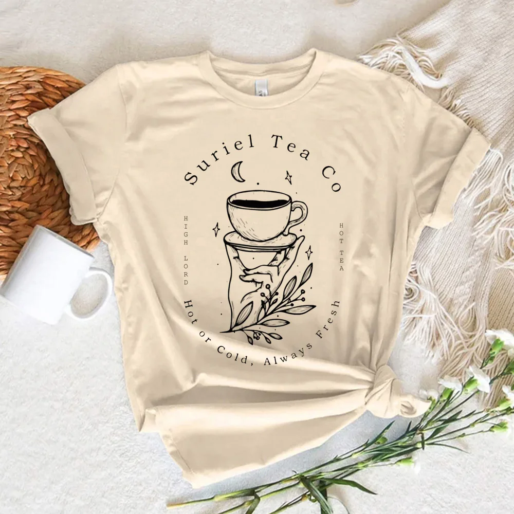 Футболка Acotar женская дизайнерская летний топ для девушек аниме одежда