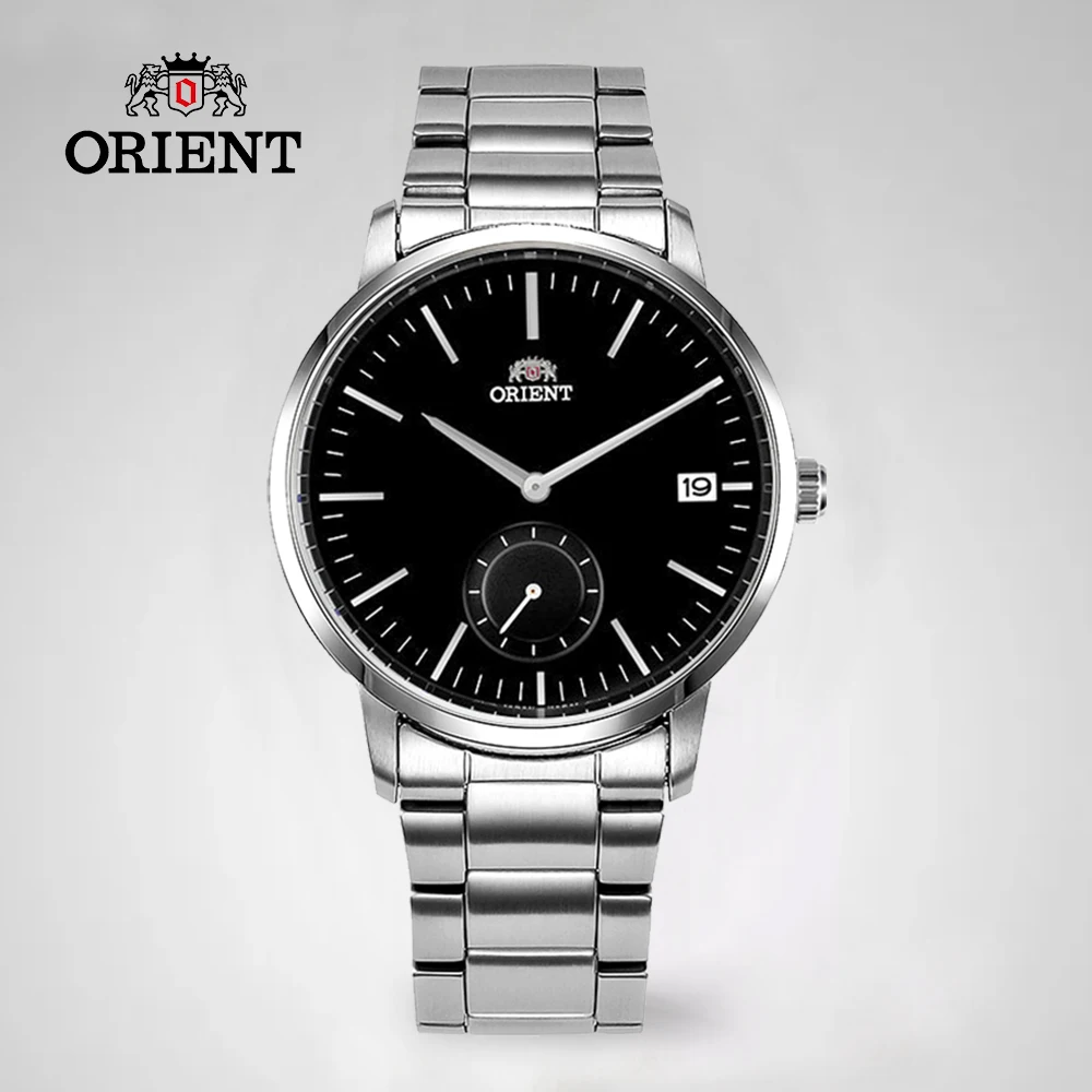 

Original Orient Quartz Watch for Men, Japanese 39 mm Dial Dress Wrist Watch Seconds Subdial Date Display /RA-SP0004L