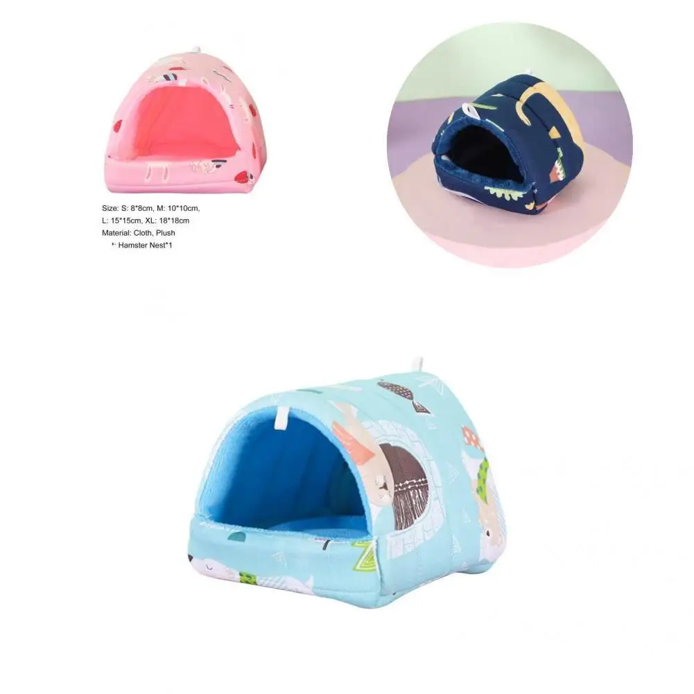 

Модный уютный хомяк, морские свинки, спящее гнездо, домик, пещера для обитателя, мягкое прикосновение для грызунов