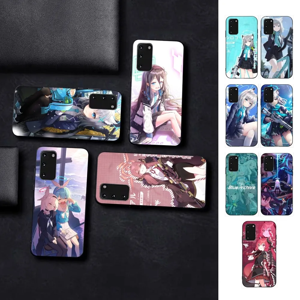 

Blue Archive Phone Case For Samsung S 9 10 20 21 22 23 30 23plus lite Ultra FE S10lite Fundas