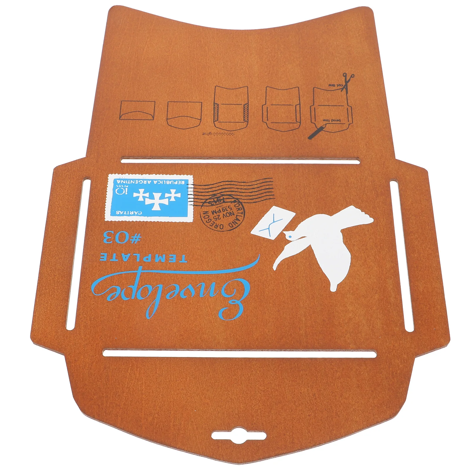 Шаблон для изготовления полых конвертов конверты трафарет каллиграфии линейка