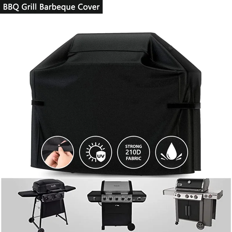 

BBQ Cover Antidust Oxford Cloth Waterproof Weber Heavy Duty Charbroil BBQ Gas Grill Outdoor Rain Protective Barbecue Accessories