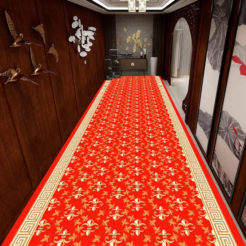 

Long Hallway Carpet Stair Rug For Wedding Aisle Carpets Corridor Party Runners Rug Hotel Ground Mat Living Room Home Decoration