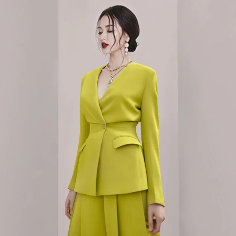 Женский профессиональный и умный костюм женский 024 весенний новый пригородный