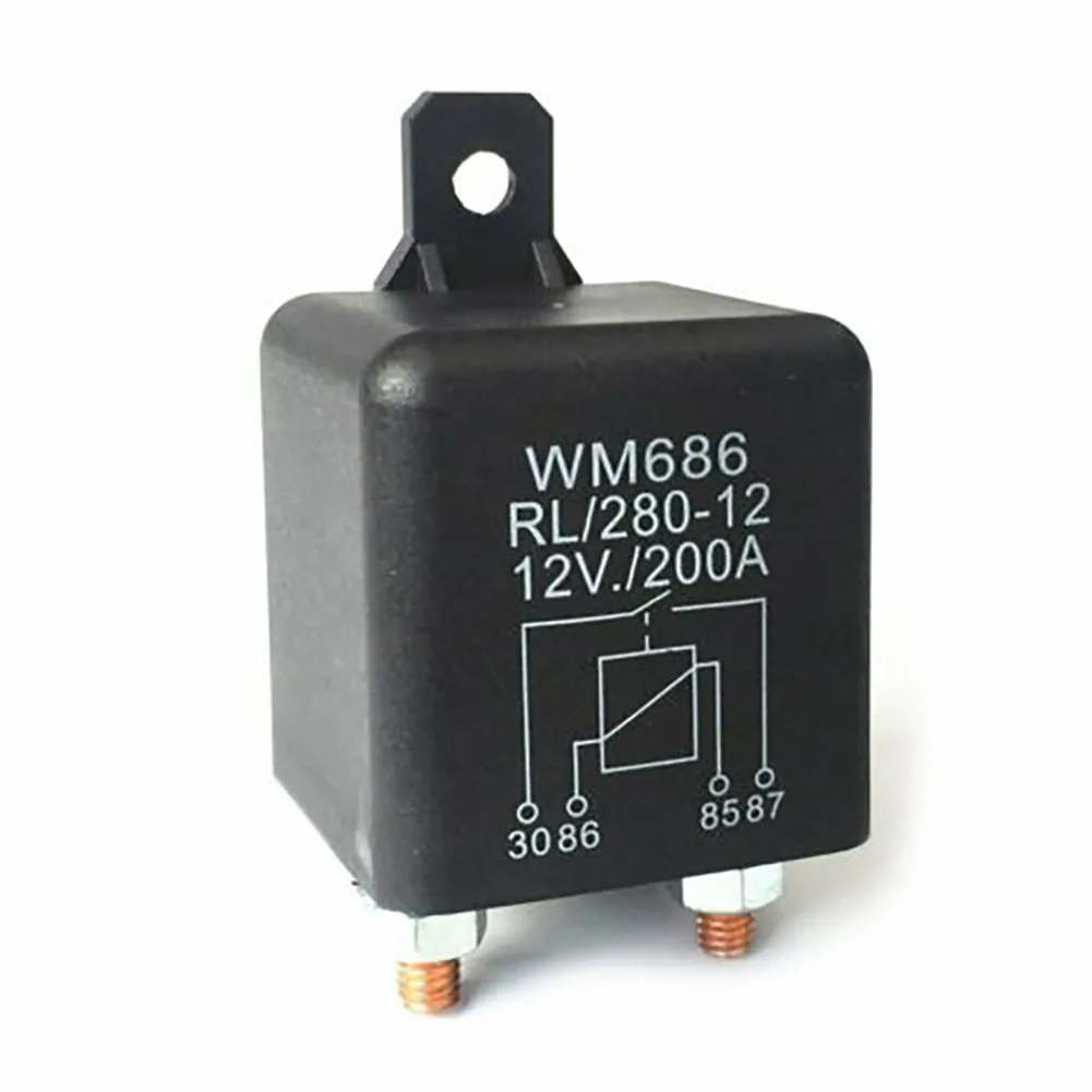 

Practical Durable Isolator Relay Replacement Good Performance High Capacity Standard Contact Form 12V 4Pin Dual Battery On/Off