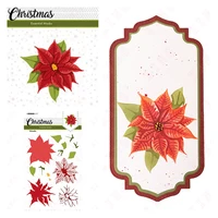 2022 diy craft layering stencils poinsettia essentials metal cutting dies painting scrapbook decoration coloring embossing molds