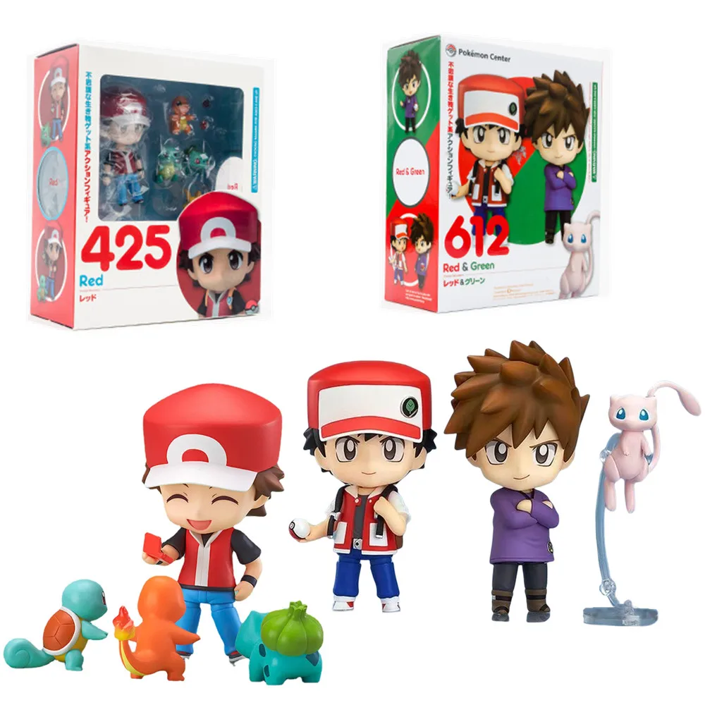 Model Ash Ketchum Blastoise Mew Red Mew Cute Doll Collection Pvc Gifts