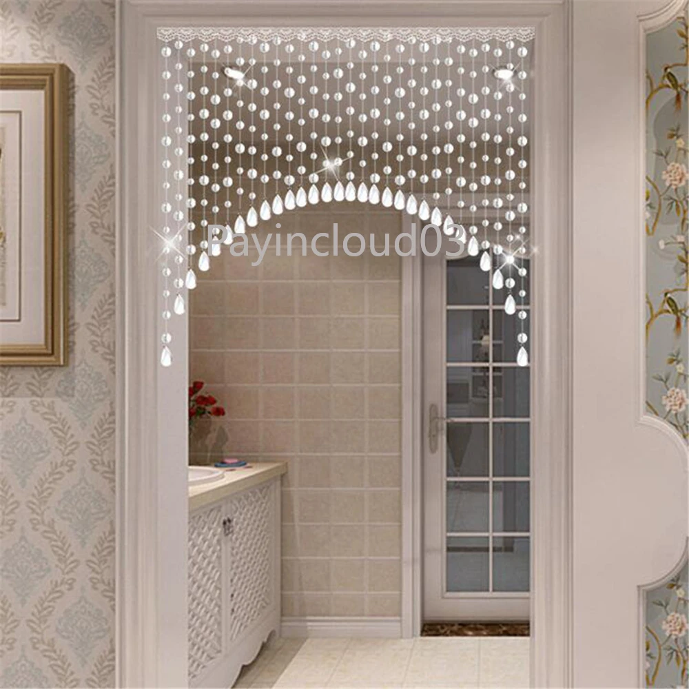 

Crystal Glass Bead Curtain Living Room Bedroom Window Door Blinds On Windows Estores