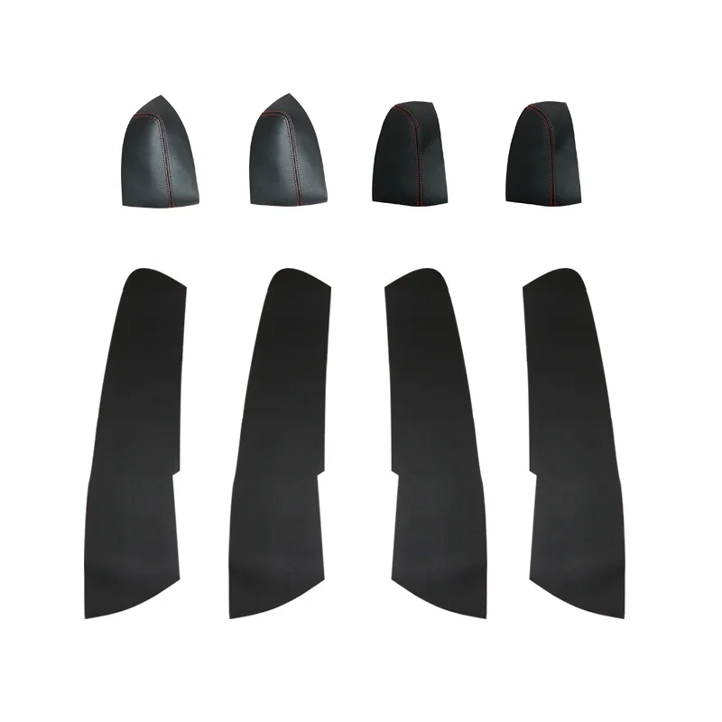 4 шт. автомобильный Стайлинг внутренняя дверь подлокотник кожаный чехол защитная