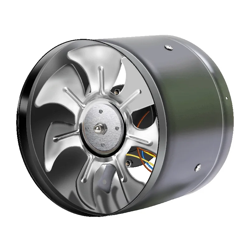 Stainless Steel 4 Inch Inline Duct Fan Pipe Ventilation Exhaust Air Ventilator Mini Extractor Bathroom Wall Attic - купить по
