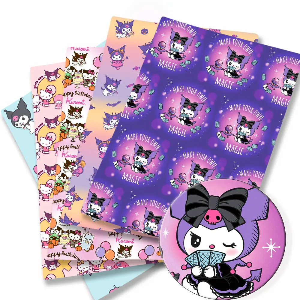 Hello Kitty 140x50 см мультяшная хлопчатобумажная ткань в стиле пэчворк детский домашний