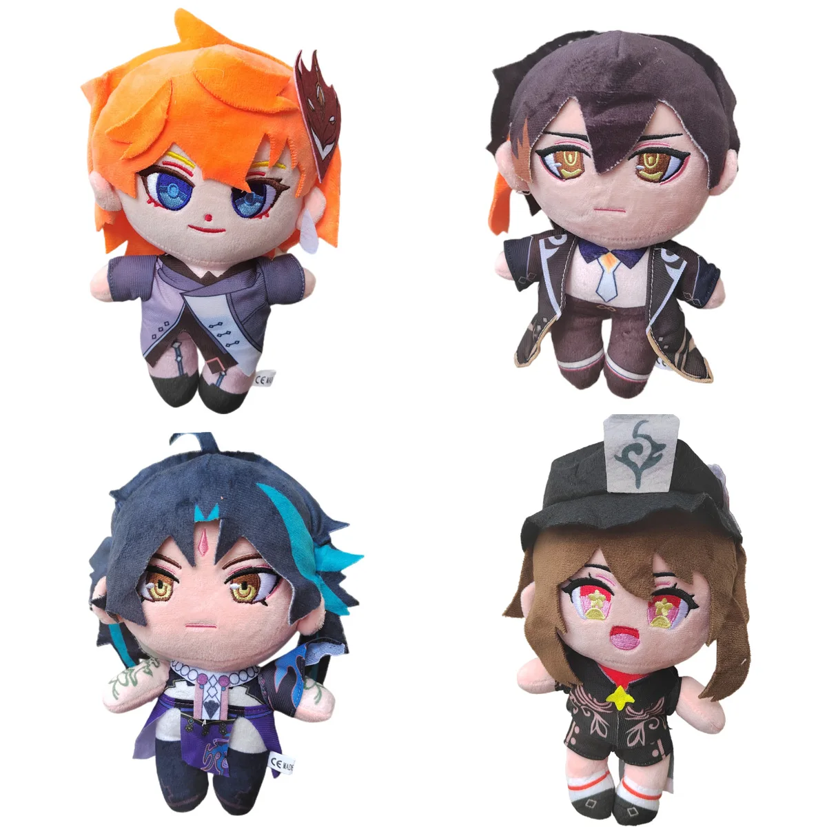 

23cm Anime Plush Toy Genshin Impact Figure Zhong Li Xiao Hu Tao Ayato Game Kawaii Doll Soft Stuffed Pillow Kids Christmas Gift