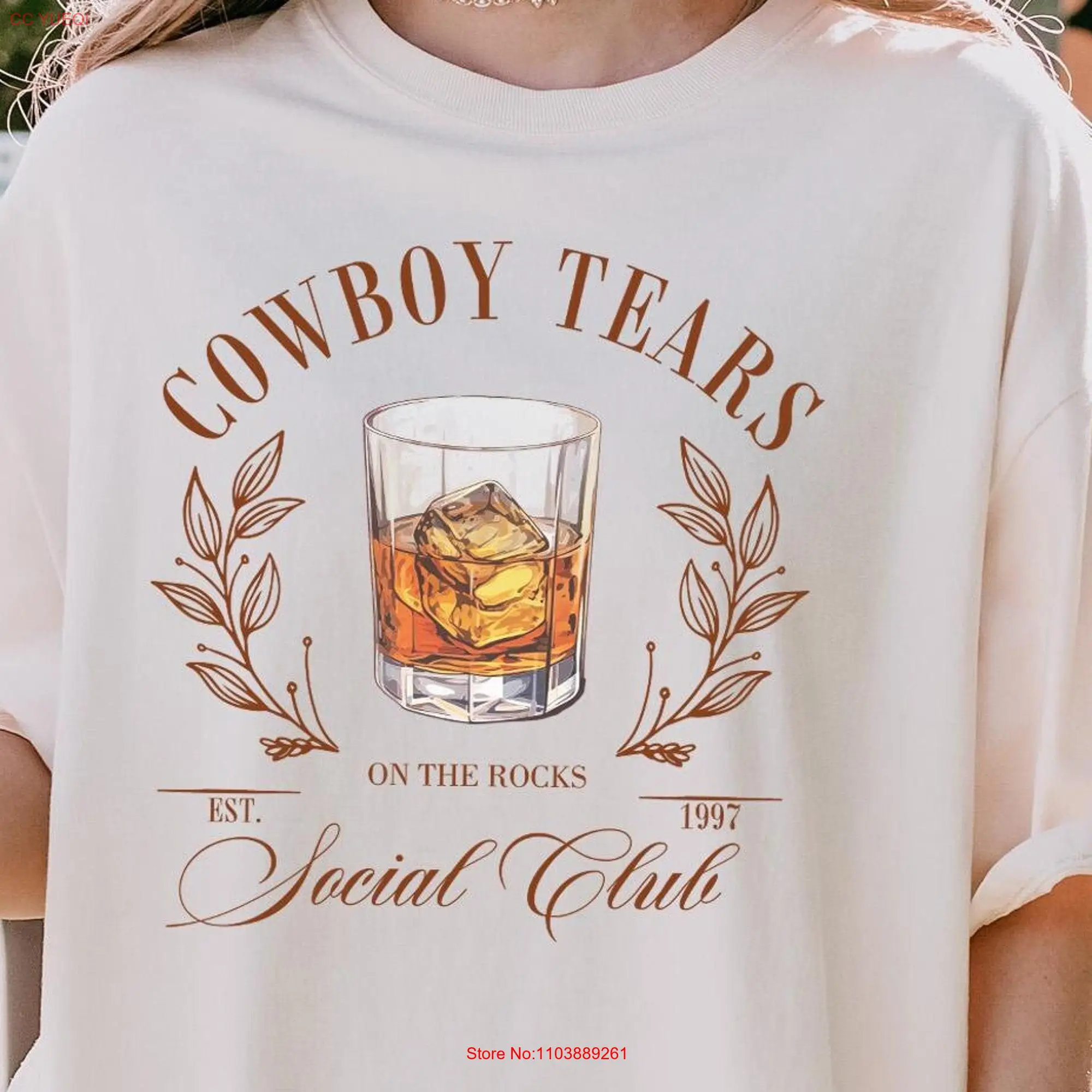 Футболка с длинным или коротким рукавом Cowboy Tears Social Club