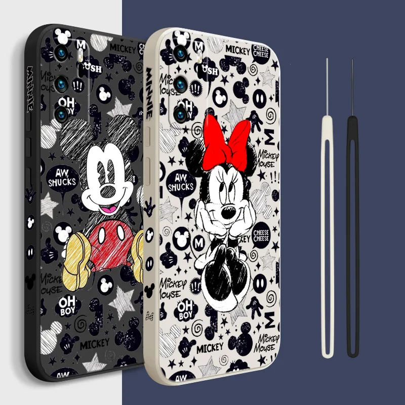 

Minnie Mickey Money Phone Case For Huwei P 50 40 30 20 Smart Z Lite Pro E Plus 2019 2021 Liquid Left Rope Funda Cover
