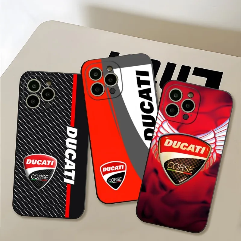 Motorcycle Racing Ducaties Phone Case Luxury Design For Apple Iphone 14 Pro Max 12 Mini 11 13 Xr X Xs 6s 7 8 Plus Back Cover