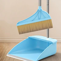 standing broom and dustpan set portable plastic broom dustpan with comb multifunction practicality haushalt putzen house items
