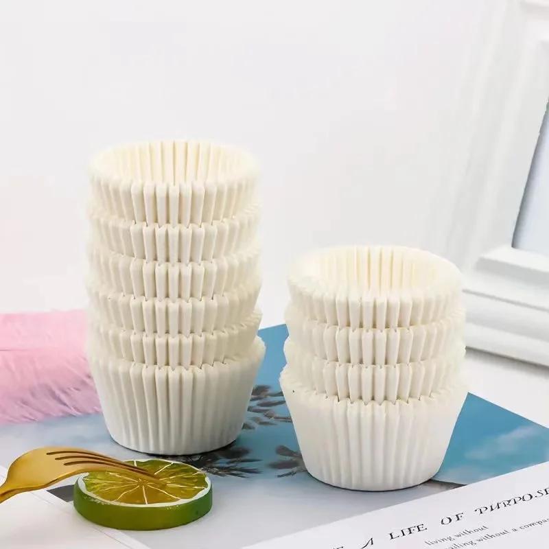 

100pcs Newspaper Style Cupcake Liner Baking Cup For Wedding Party Tulip Muffin Cupcake Paper Cup Oilproof Cake Wrapper Decorats