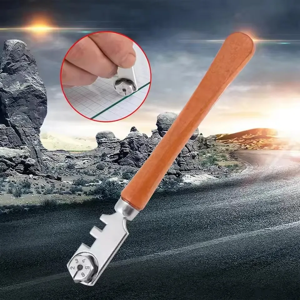 

Стеклорез Skeyo Diamond С Деревянной Ручкой, Бытовой Силиконовый Нож Для Вафель, Инструмент Для Резки Стекла, 13 См