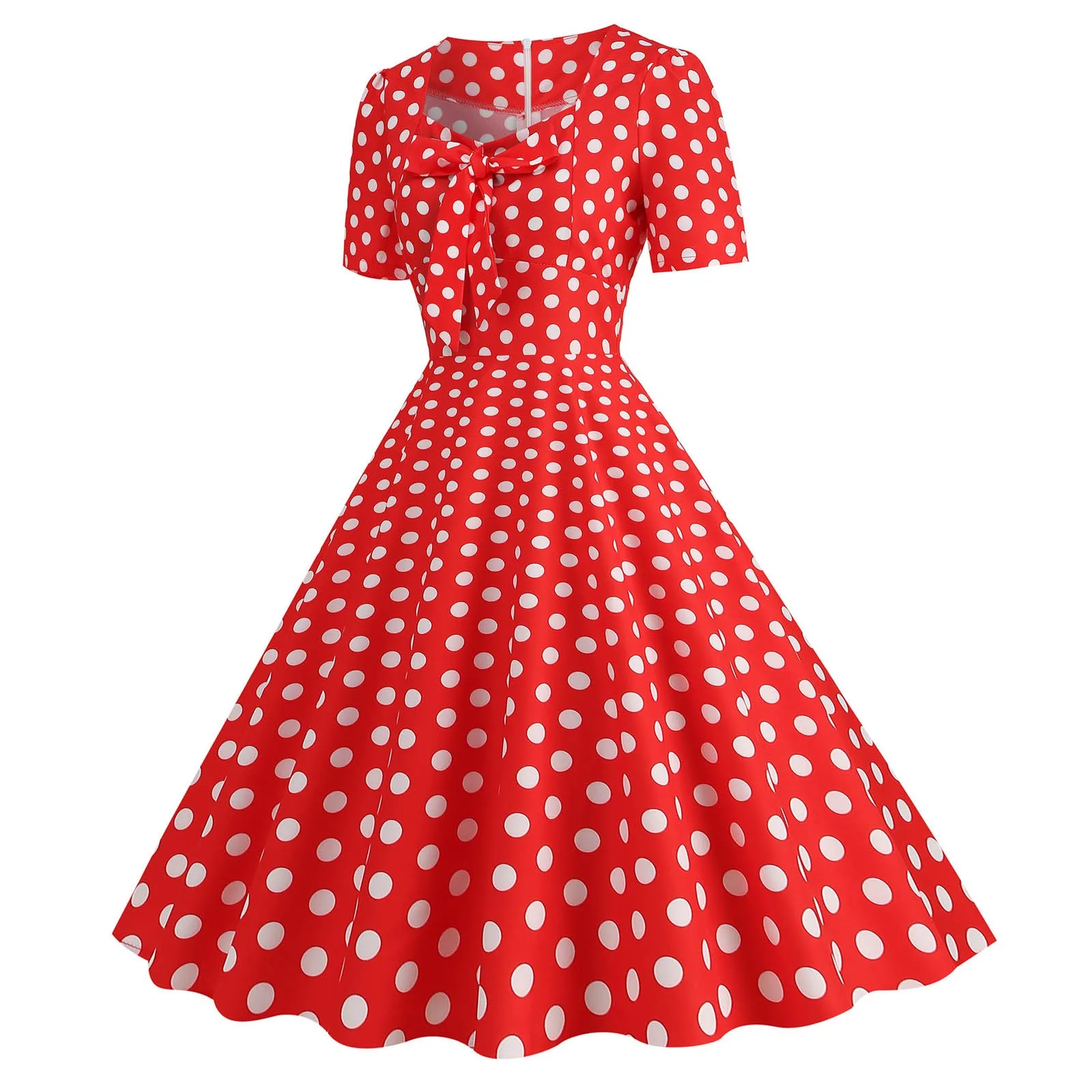 Рисунок 5 - Женское винтажное платье в горошек