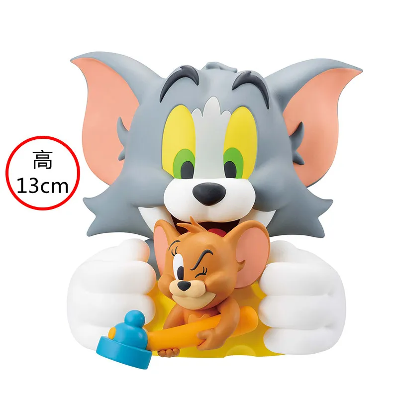 Фото Коллекционная фигурка Тома и Джерри от Bandai Banpresto: Тайффи, модель мультяшного персонажа, украшение для рабочего стола, игрушка-подарок №4
