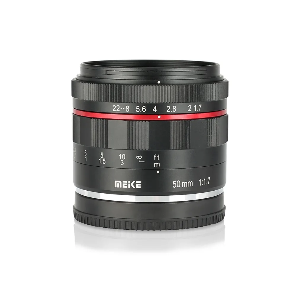 

Meike MK 50mm F/1.7 Large Aperture Manual Focus Lens For Sony E-mount Mirrorless CamerasA6300 A6000 A5100 With Full Frames/APS-C