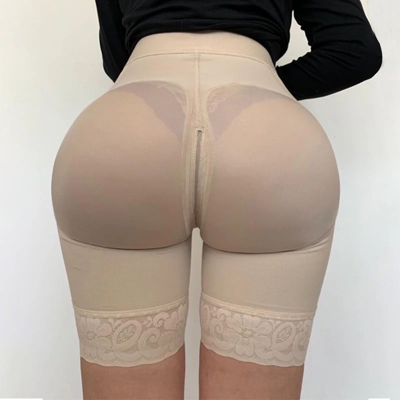 High Compression Garment (powernet) Butt Lifter 3 Hook Butt Lifting Shorts  Tummy Trimmer Body Shaper Fajas Shapewear