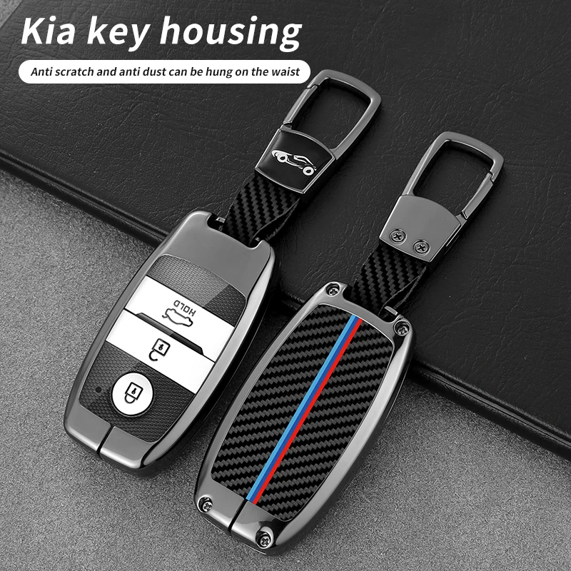 

Carbon Fiber Car Remote Key Case Cover For Kia Rio 3 K2 Ceed Cerato K3 KX3 K4 Sportage 4 Picanto K5 Optima Sorento Forte Stinger