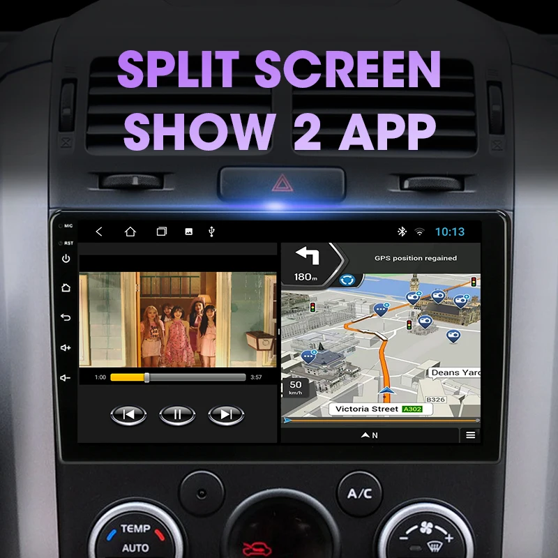 vtopek 9 4gwifi 2din android 10 car radio multimedia video player gps navigation for suzuki grand vitara 3 2005 2015 head unit free global shipping