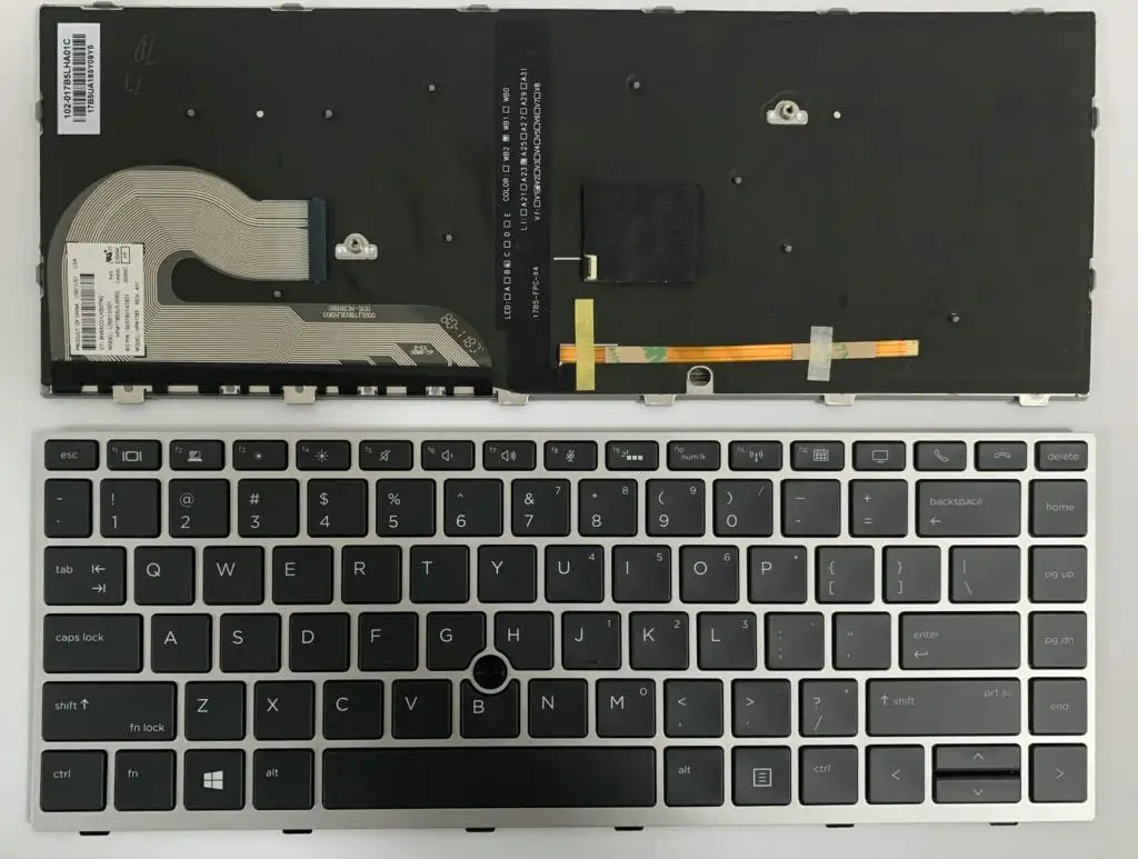 

NEW US Laptop Keyboard For HP EliteBook 840 G5 846 G5 745 G5 with Mouse Point L14378-001 L11307-001 US laptop keyboard Backlit