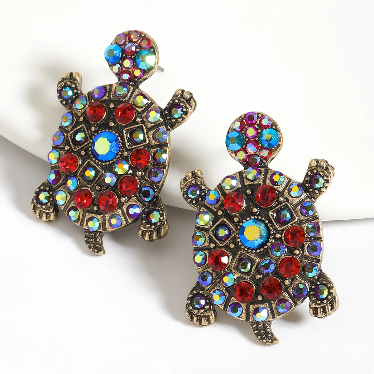 Классические стильные серьги-гвоздики в форме животных для женщин