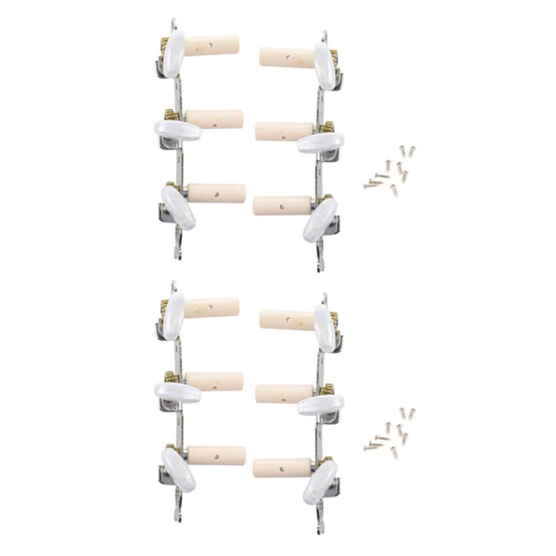 

12Pcs Classical Guitar Tuning Pegs Machine Heads Oval Button