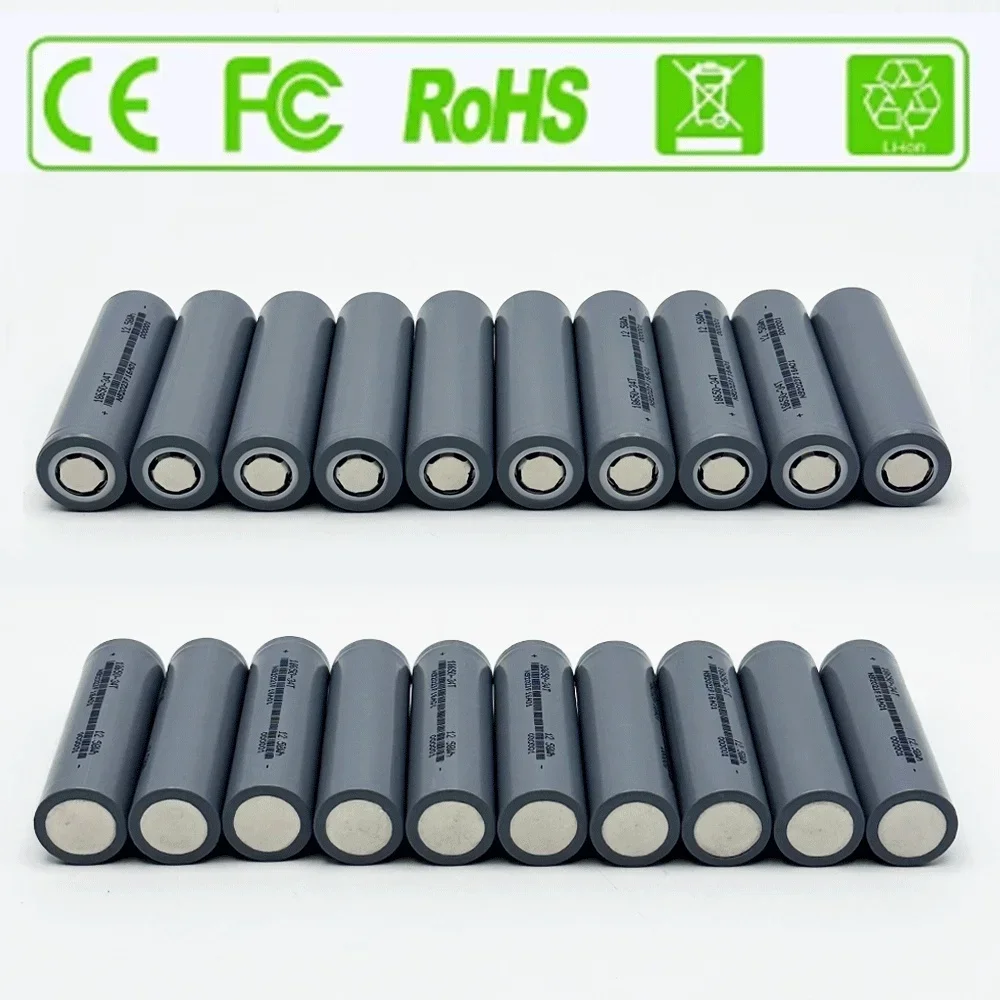 18650 Перезаряжаемая батарея 3 7 В 3500 мАч Литий-ионная для электроинструмента