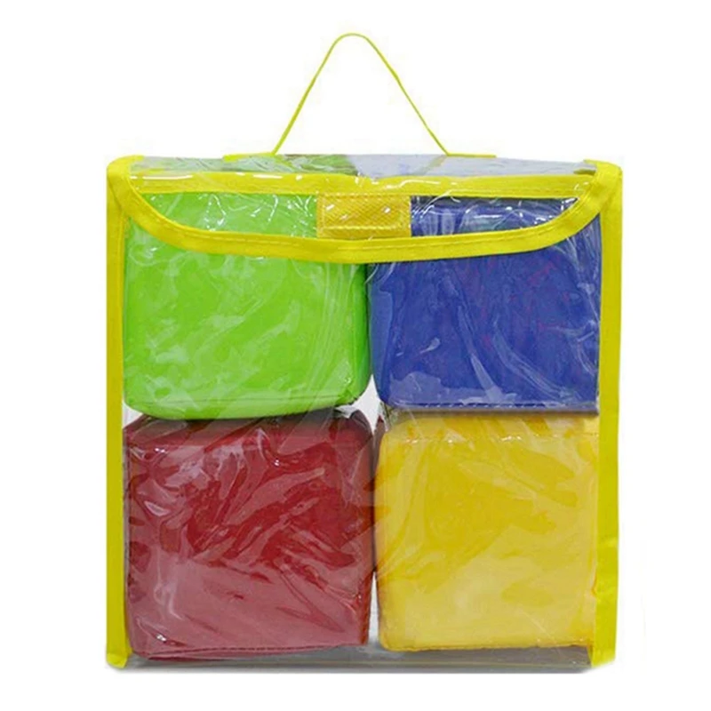 

DIY Educational Playing Dice, Pocket Squares,Photo Pocket Foam Stacking Blocks,Pocket Cubes For Teaching - Set Of 12