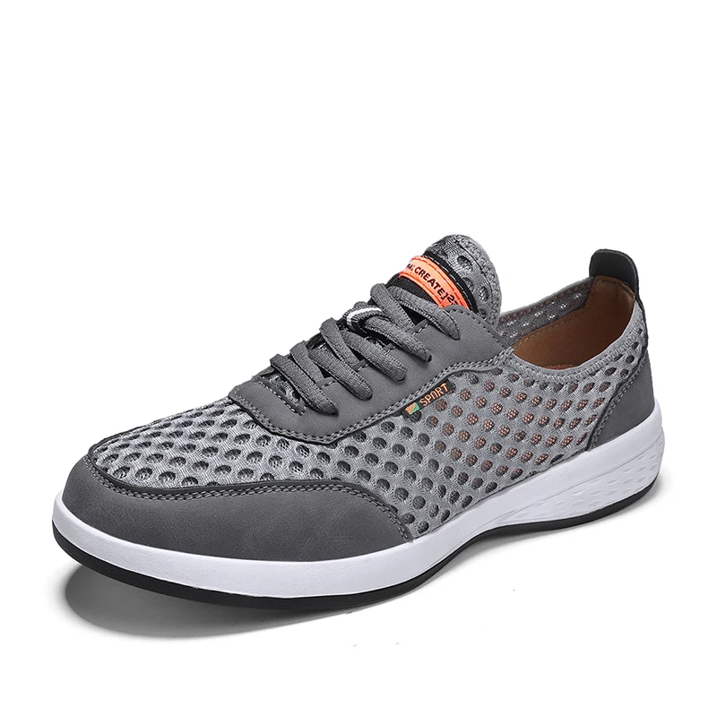 

DAFENP Summer mens Slip On Lightweight Athletic Walking Shoes Comfort Tennis Running Work Sneakers Mesh Casual Shoes 38-46