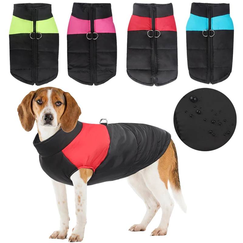 

Waterproof Dog Clothes for Small Large Dogs Jacket Winter Pet Warm Vest Chihuahua French Bulldog Yorkies Pug Costume Dog Outfits