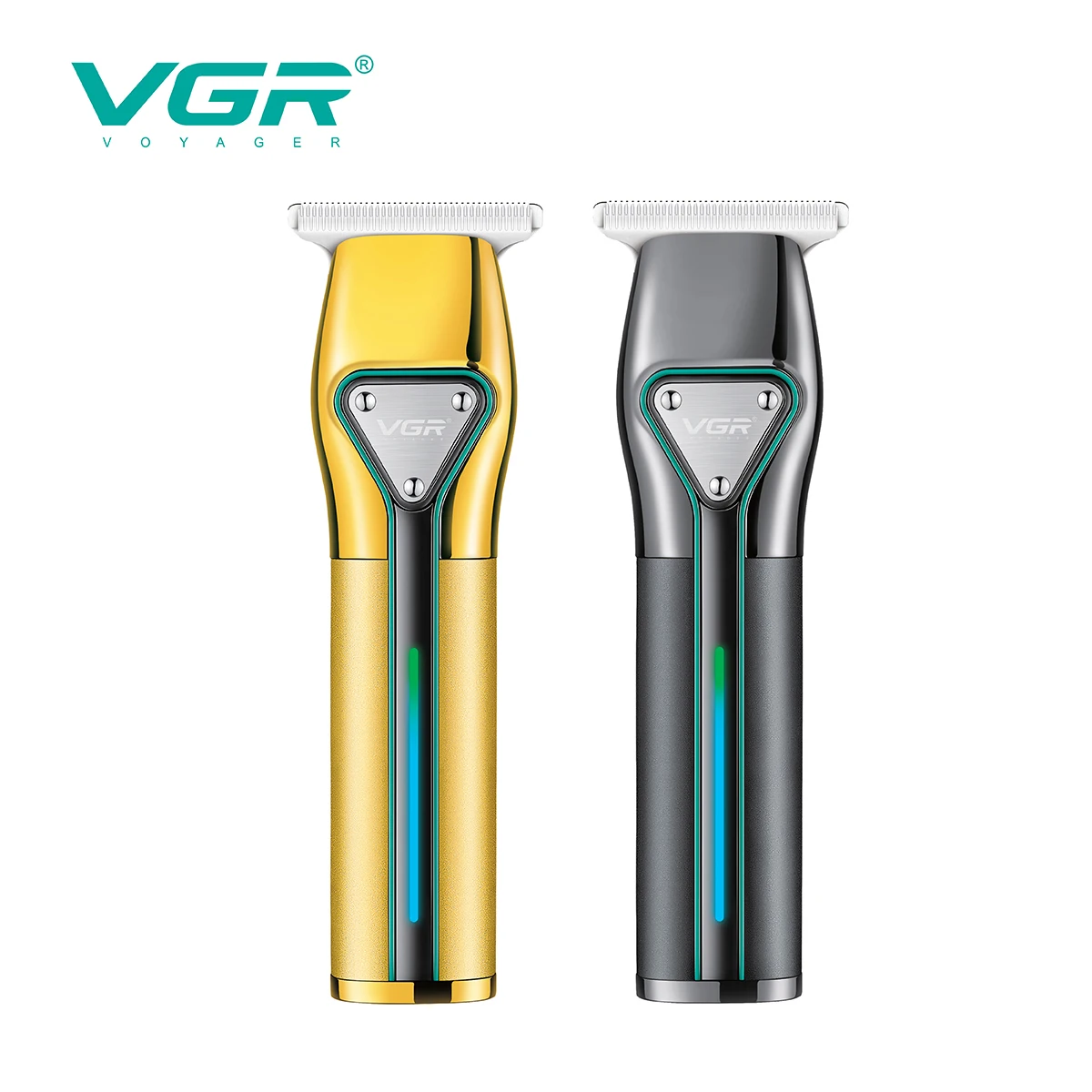 

VGR Hair Clipper Professional Hair Cutting Machine Adjustable Hair Trimmer with Turbo Trimmer T9 Gold Zero Cutting Machine V-960