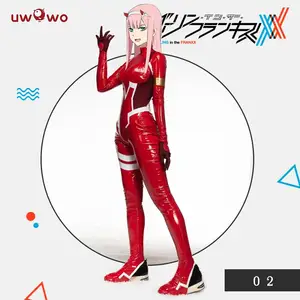 Sexy DARLING in the FRANXX 02 Zero Two Cosplay Costume CODE Plug Suit Cosplay 002 Bodysuit  Anime Ro in India