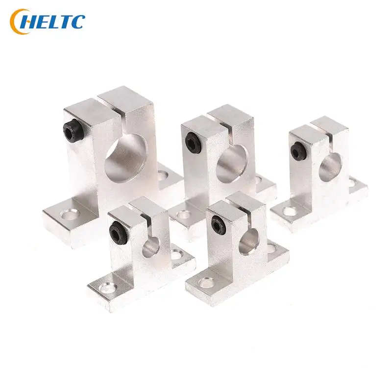 

High Quality Aluminum Linear Bearing Rail Shaft Support SK8 SK10 SK12 SK16 SK20 For Axis XYZ Table CNC Router 3D Printer Parts~