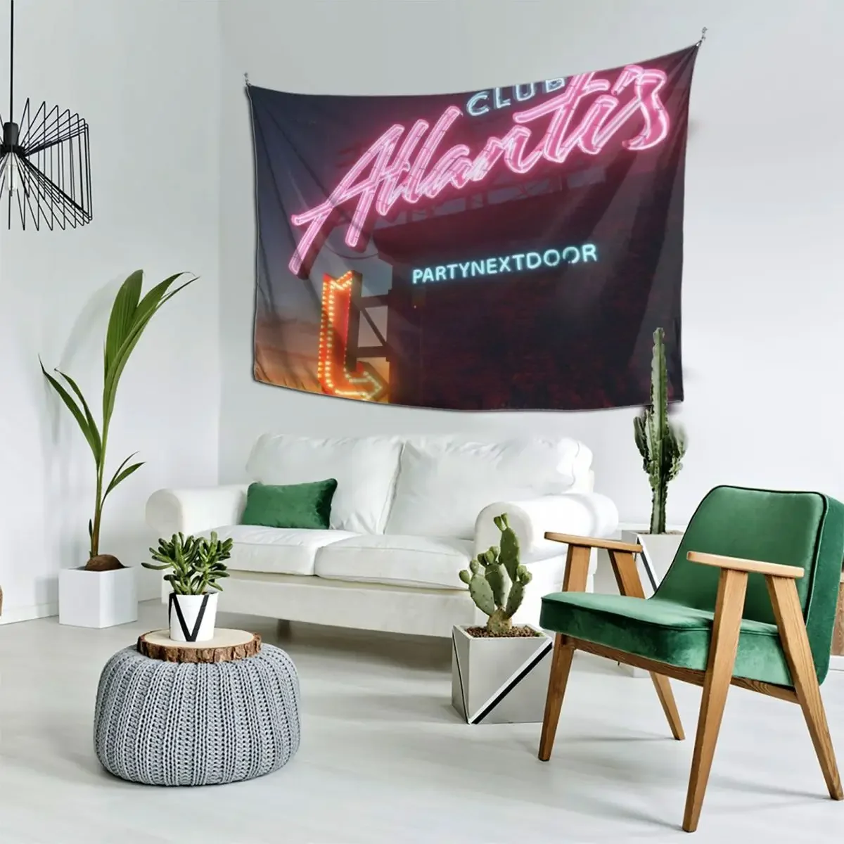 Partynextdoor &quotClub Atlantis&quot Новый альбом гобелен декоративная настенная роспись