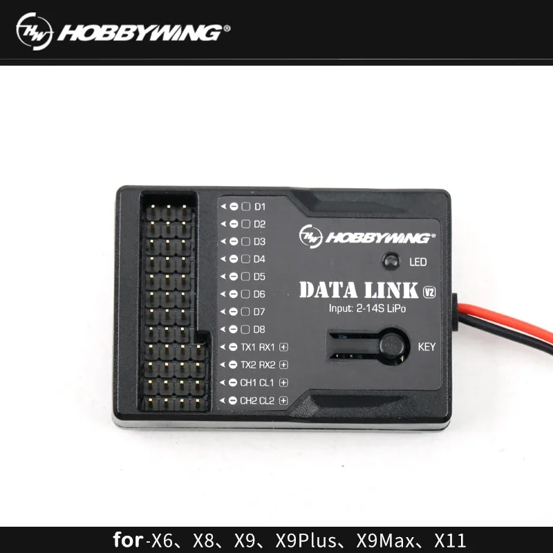 

Hobbywing X8 X9 X9 MAX 12S 14S Motor ESC Firmware Updater Flying Data Reading Update Module Data Link Datalink V2