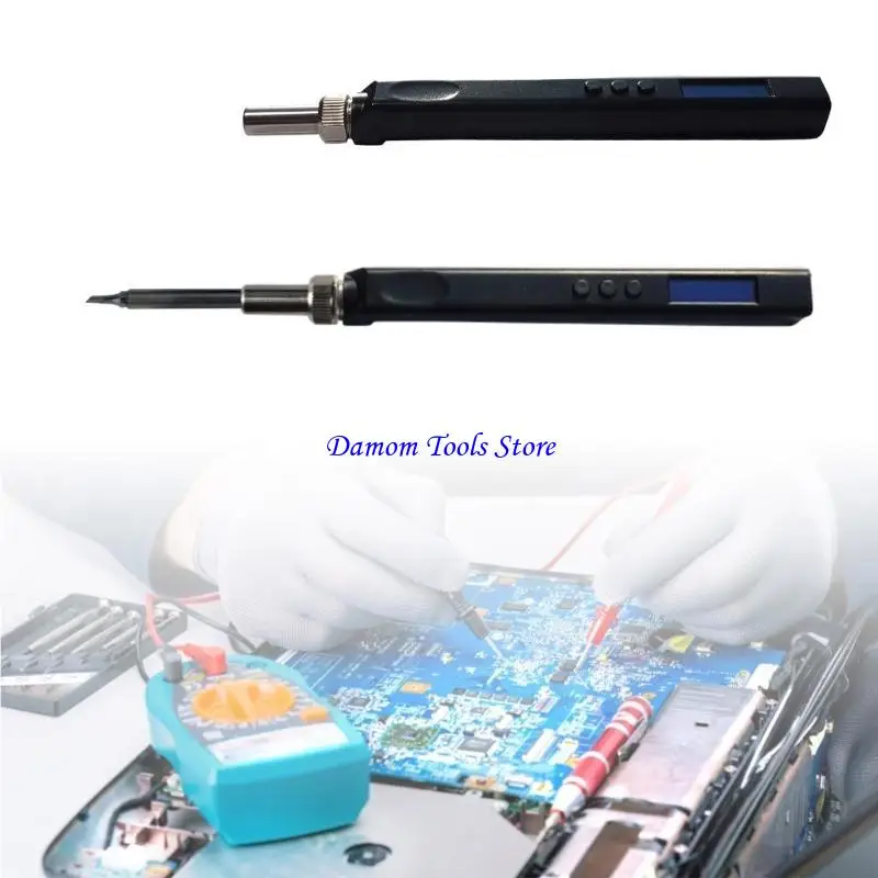 57be T12 Mini Digital Oled Splering Iron USB Type-C PD 65W Регулируемая температура Электрическая сварка (art.: 3920d11abd4eb) - 3920d11abd4eb